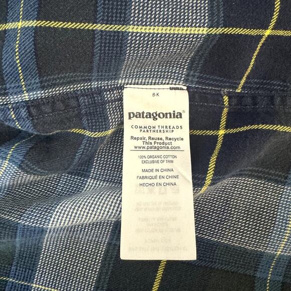 Patagonia Men's Long Sleeved Bluffside Plaid Button Down Shirt Size Medium - Picture 3 of 4